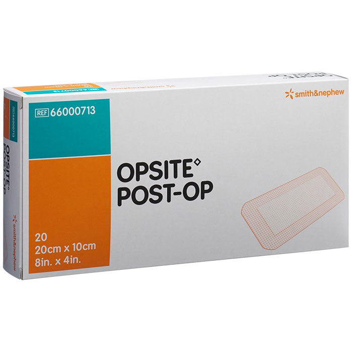 Opsite Post op Smith & Nephew - 10 cm x 20 cm - 20 pièces