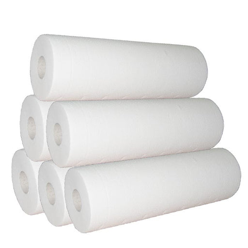 Papier pour table d'examen – Drap d’examen pour table de traitement 2 plis 50 cm x 50 m - 9 rouleaux