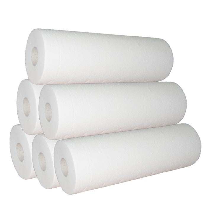 Papier pour table d'examen – Drap d’examen pour table de traitement 2 plis 50 cm x 50 m - 9 rouleaux