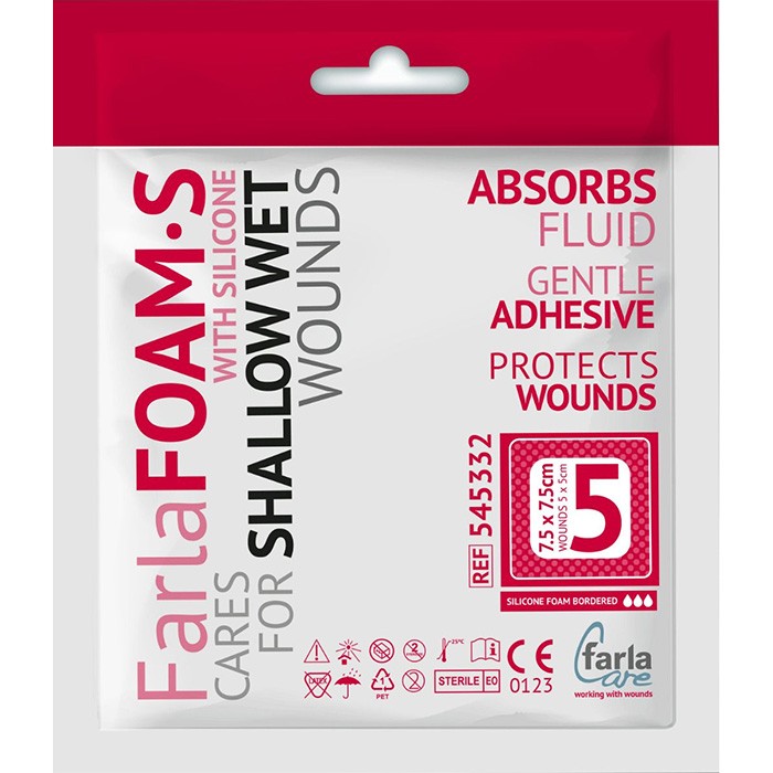 Pansement FarlaFoam S avec bords en mousse de silicone