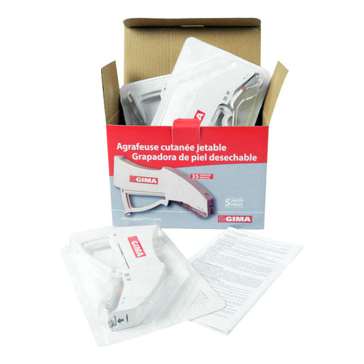 Agrafeuse cutanée stérile, jetable