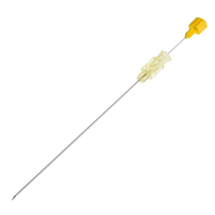 Aiguilles spinales BD – 20 G x 1 ½" (0,9 x 38 mm) - Jaune – 25 pièces