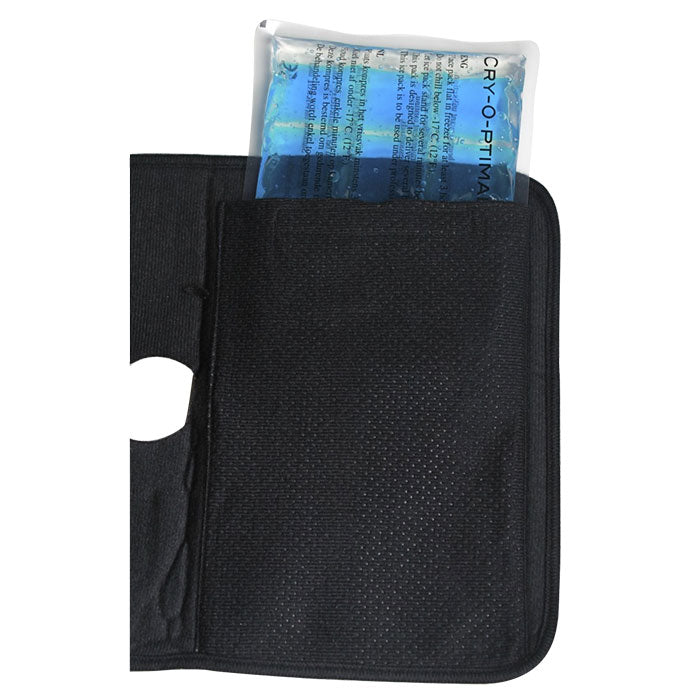 Bandage de genou Respiflex avec glaçons cold packs
