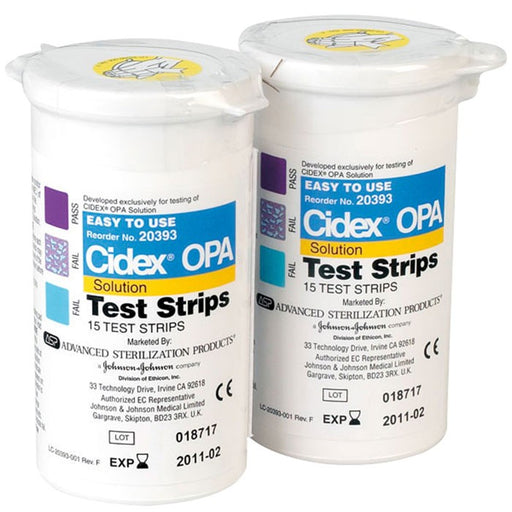 Bandelettes de test Cidex OPA