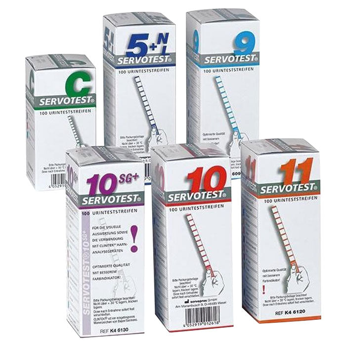 Bandelettes de test urinaire Servotest