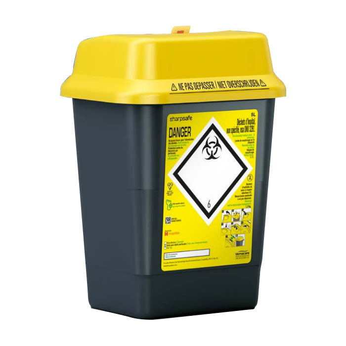 Container à aiguilles Sharpsafe 5 l