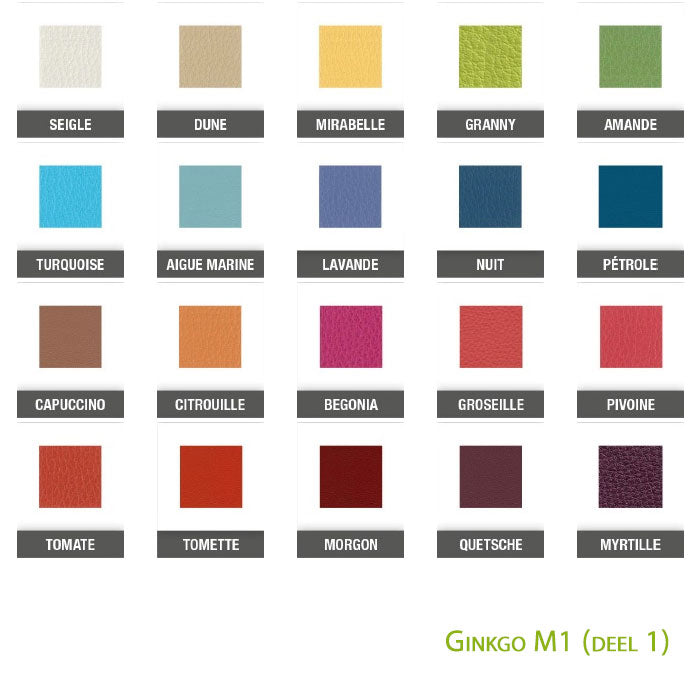 Couleurs Ginkgo M1