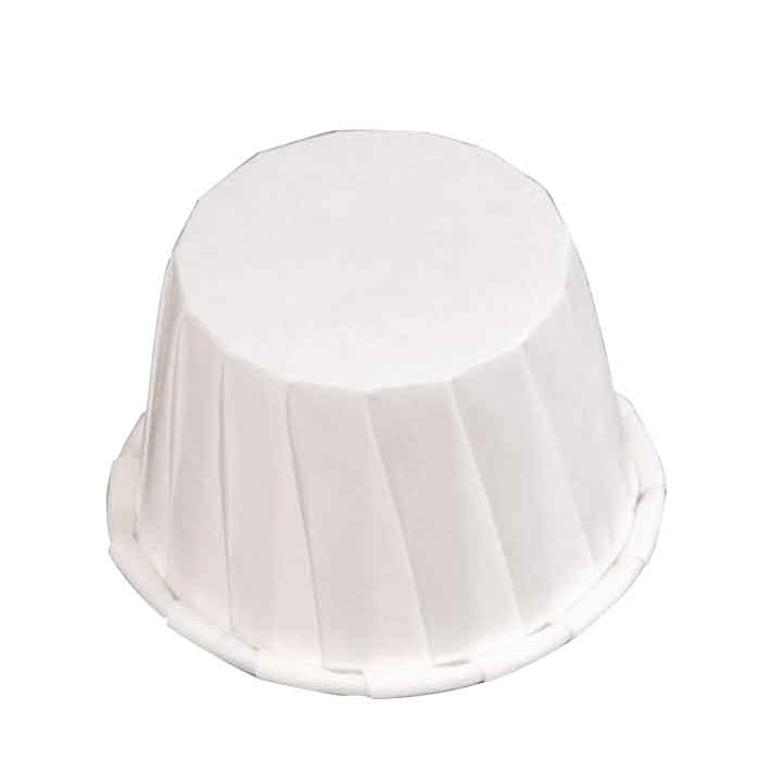 Cupule plissée pour médicament