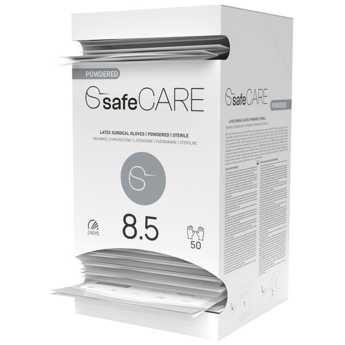 Gants en latex poudrés, Stérile - Zarys safeCARE