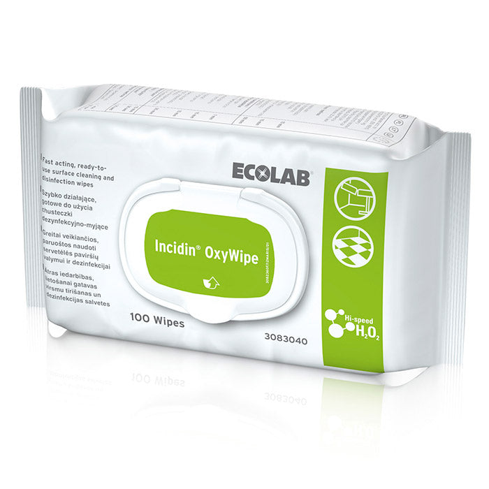 Ecolab Incidin OxyFoam – Incidin OxyWipe