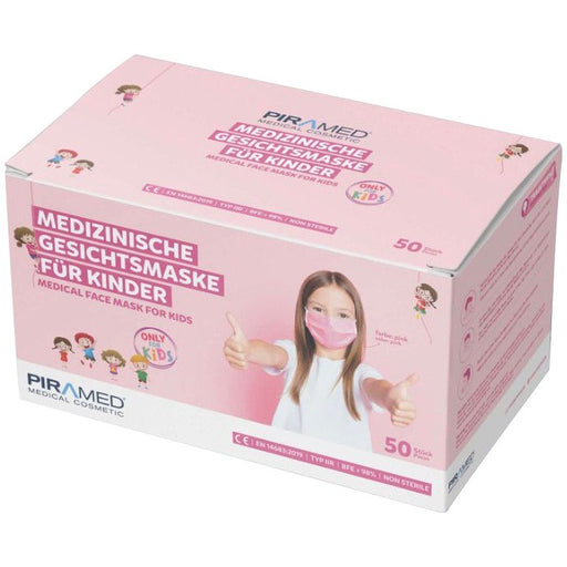 Masque de protection rose pour enfants