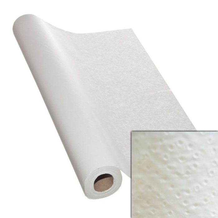 Papier pour table d'examen – Drap d’examen pour table de traitement 2 plis 39 cm x 50 m - 9 rouleaux