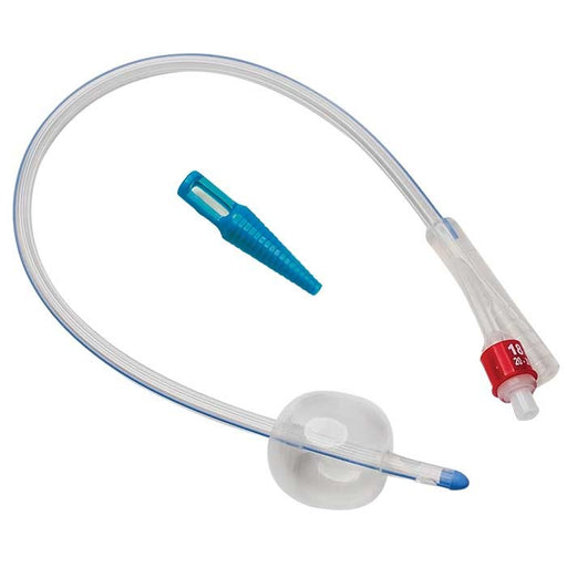 Sonde urinaire, 2 voies, avec valve en plastique
