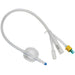 Sonde urinaire, 3 voies, avec valve en plastique