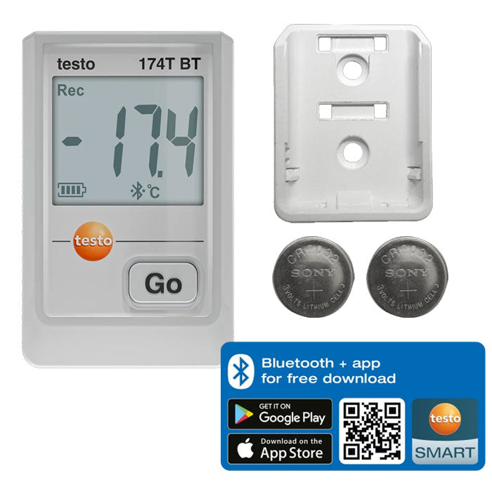 Testo 174T BT- mini-enregistreur de données pour la température