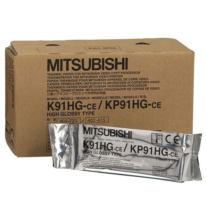 Papier thermique Mitsubishi K91HG / KP91HG