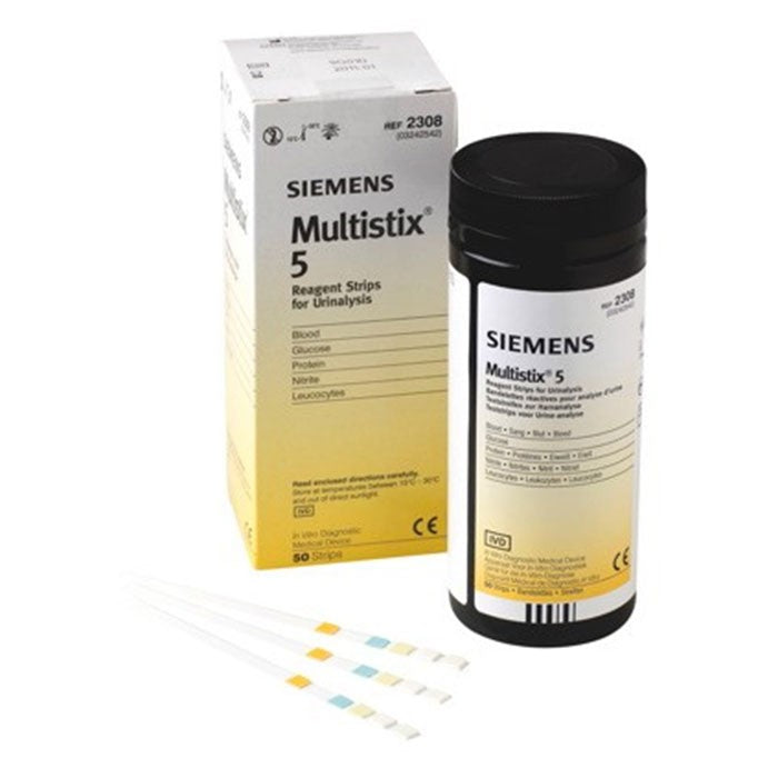 Test urinaire: Siemens Multistix 5 – bandelettes de test Siemens