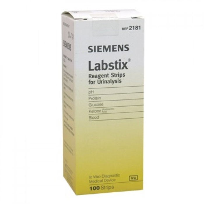 Test urinaire: Siemens Labstix – bandelettes de test Siemens