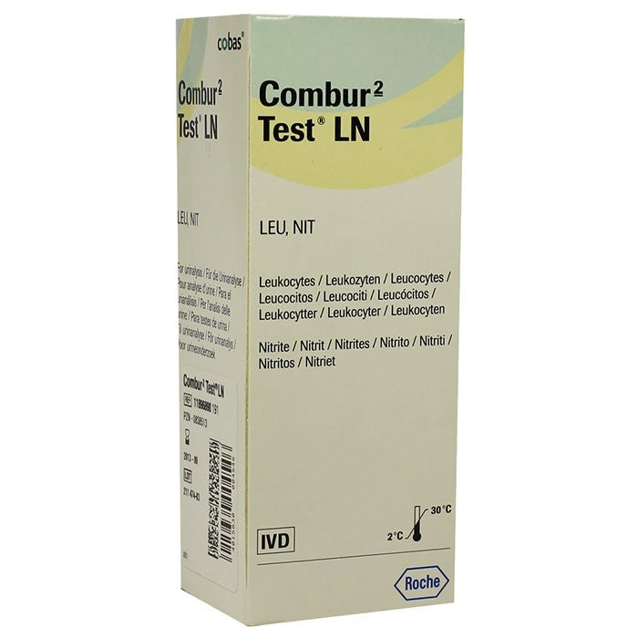 Test urinaire : Roche Combur 2LN– bandelettes de test Roche