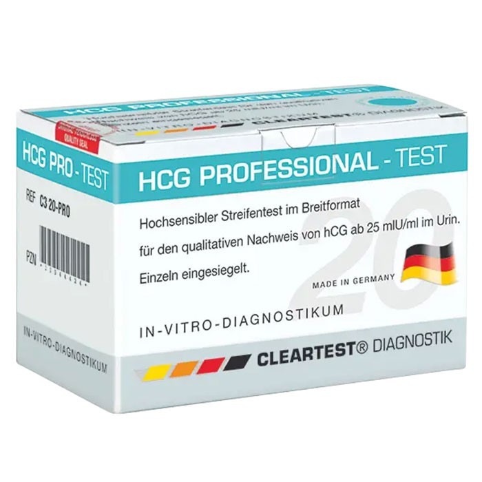 Test de grossesse professionnel Cleartest HCG