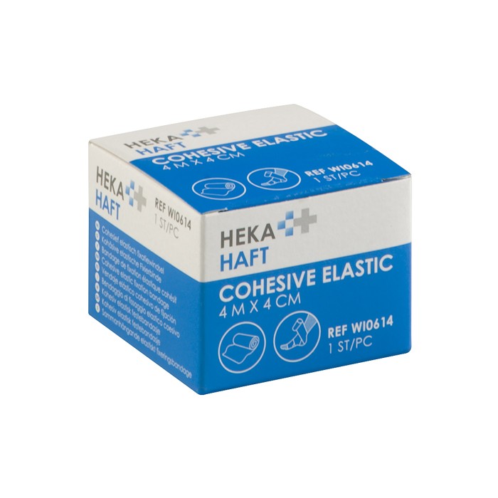 Bandage de fixation élastique auto-adhésif Heka Haft - 4 m x 4 cm