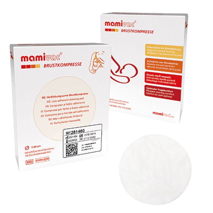 Compresses pour seins Mamivac