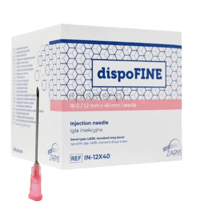 Aiguilles Zarys dispoFINE  – 18 G 2" (1,2 x 50 mm) Rose