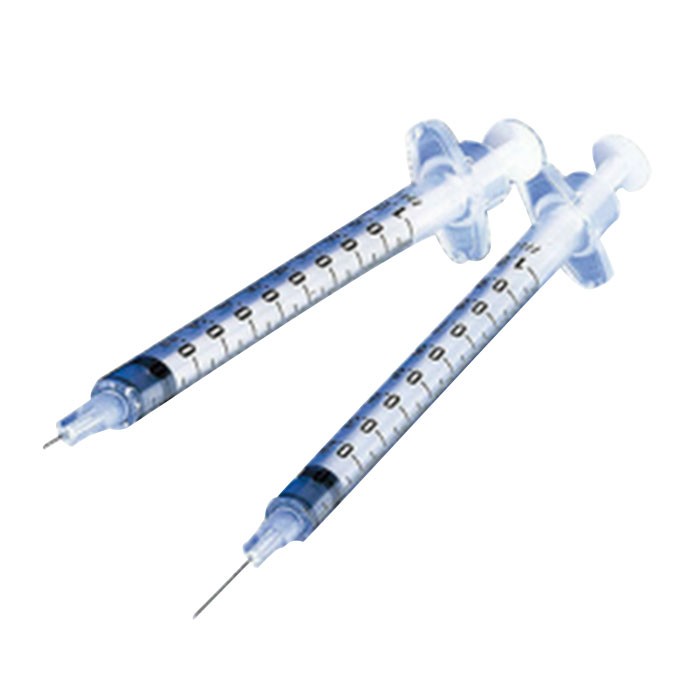 BD Plastipak Sub-Q seringue avec aiguille 26G 1/2"- seringue 1 ml