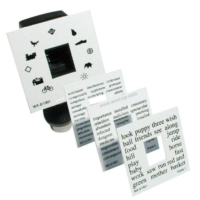 Cartes de fixation Welch Allyn pour la rétinoscopie