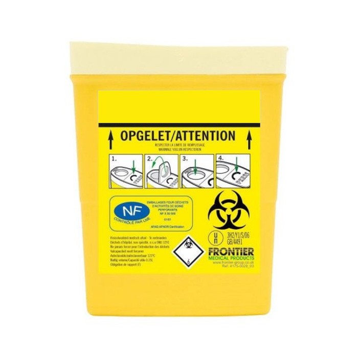 Container à aiguilles BD - boîte à déchets médicaux - 1.5 l