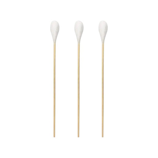 Ecouvillons fins sur bâtonnet en bois 15 cm