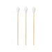 Ecouvillons fins sur bâtonnet en bois 15 cm