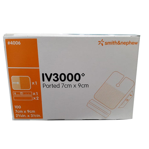 Pansement pour cathéter Smith & Nephew IV3000 1-Hand Ported