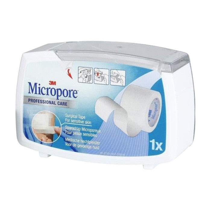 Sparadrap microporeux sur distributeur Micropore 3M