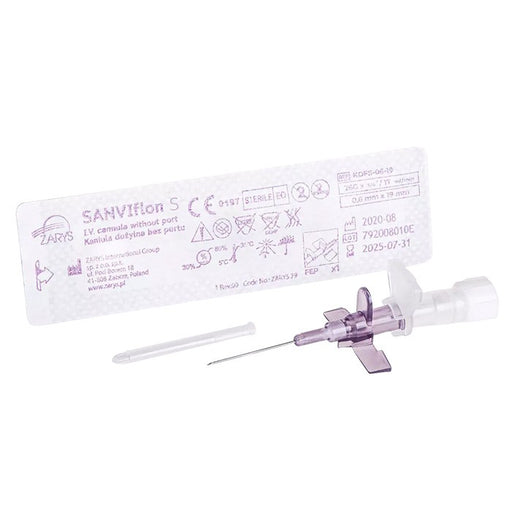 Zarys SANVIflon S - canule I.V. stérile - Sans port de canules